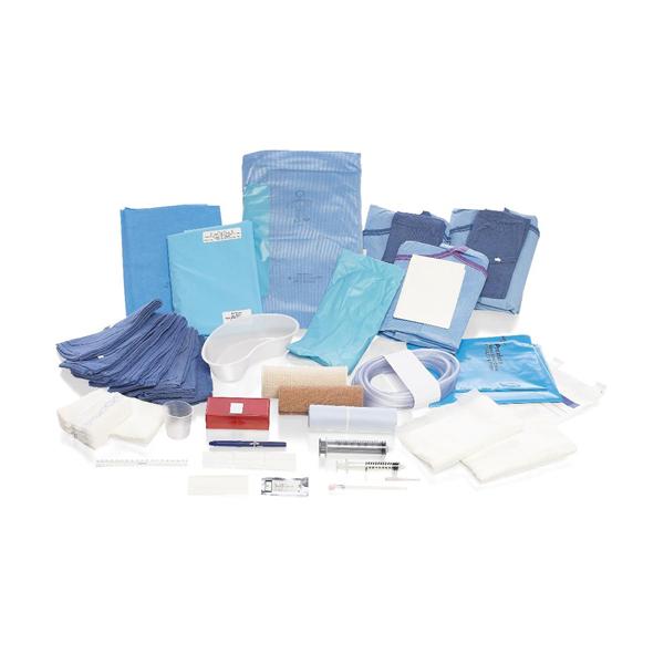 Tray Arthroscopy Knee II W/ Gauze/Needle/Syringe/3/4 Sheet Drape LF Strl 4/Case